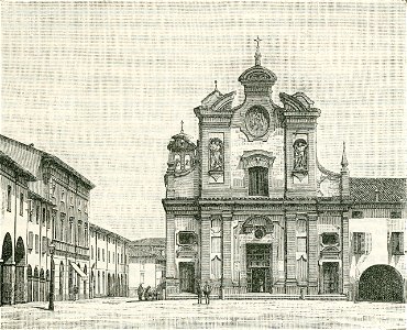 Lugo Piazza Maggiore e chiesa del Suffragio