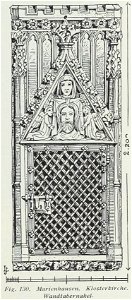 Luthmer I-130-Marienhausen Klosterkirche Wandtabernakel