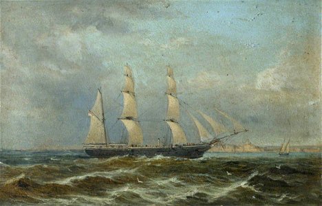 Luigi Maria Galea (1847-1917) - HMS 'Cruiser' - BHC3274 - Royal Museums Greenwich