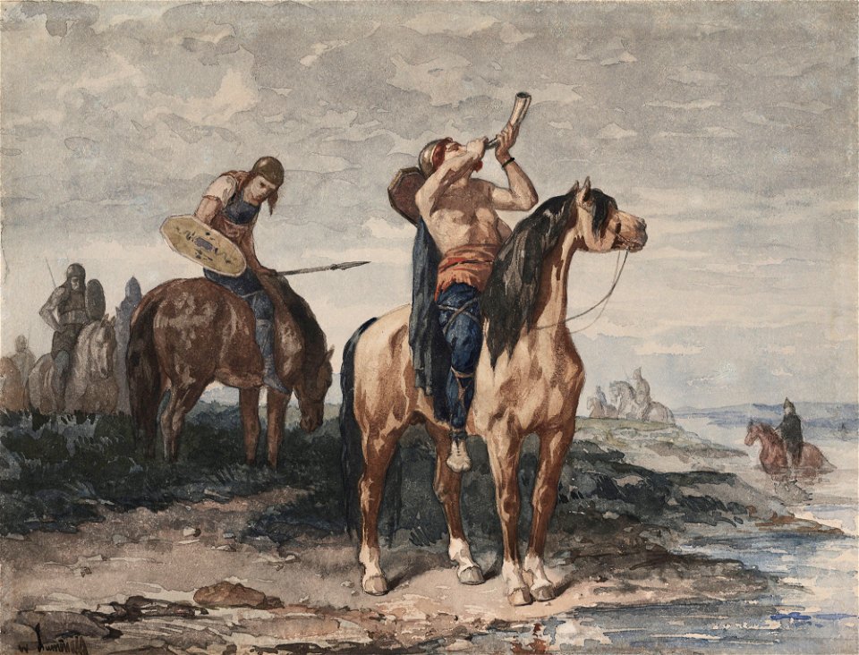 Évariste Vital Luminais - Les Mérovingiens