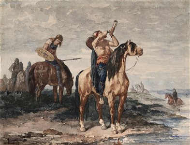 Évariste Vital Luminais - Les Mérovingiens