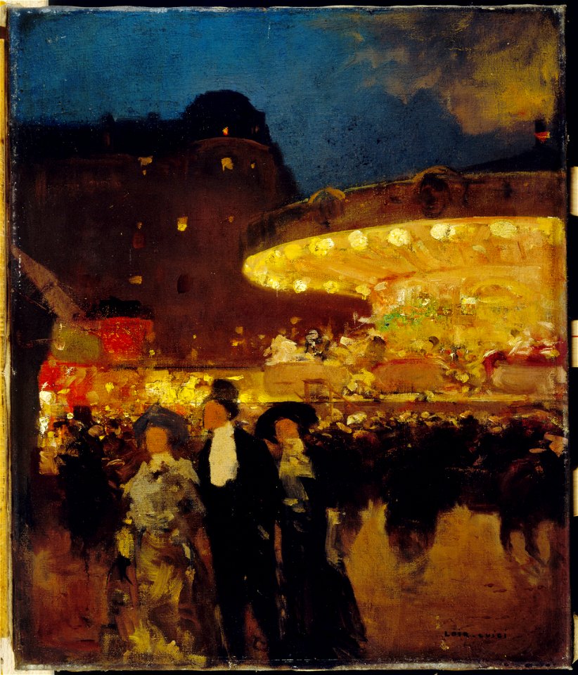 Luigi Loir - Le Manège - P1913 - Musée Carnavalet