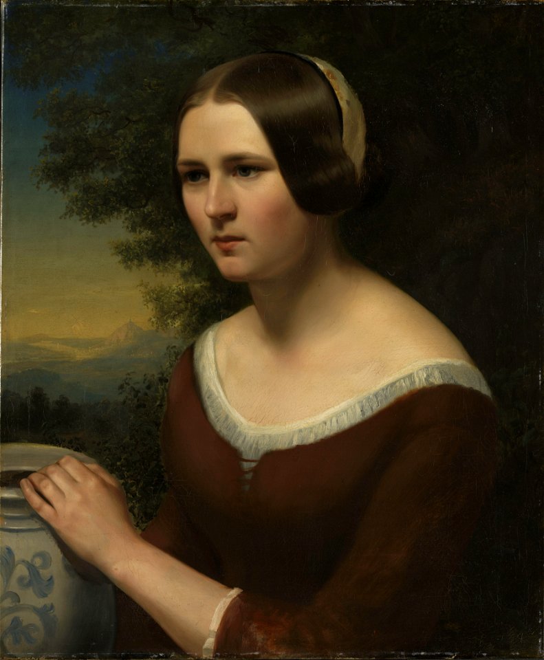Hedevig Thorine Christiane Lund - Kvinneportrett - NMK.2021.0176 - National Museum of Art, Architecture and Design
