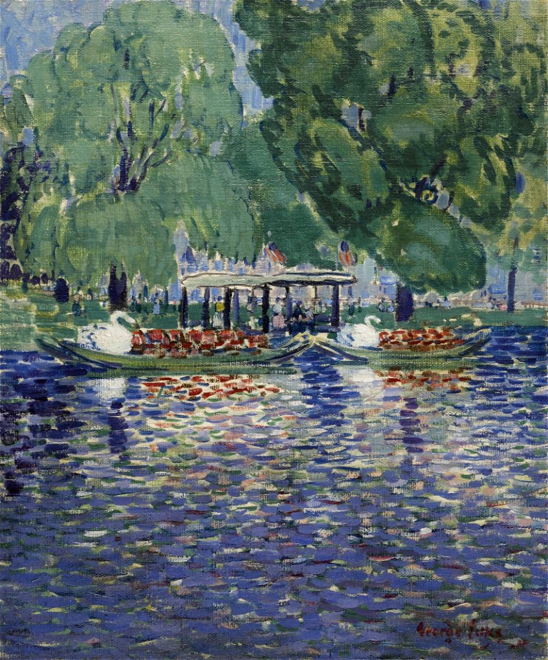 The Swan Boats by George Luks