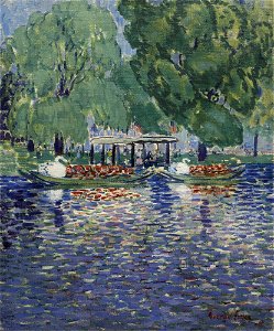 The Swan Boats by George Luks