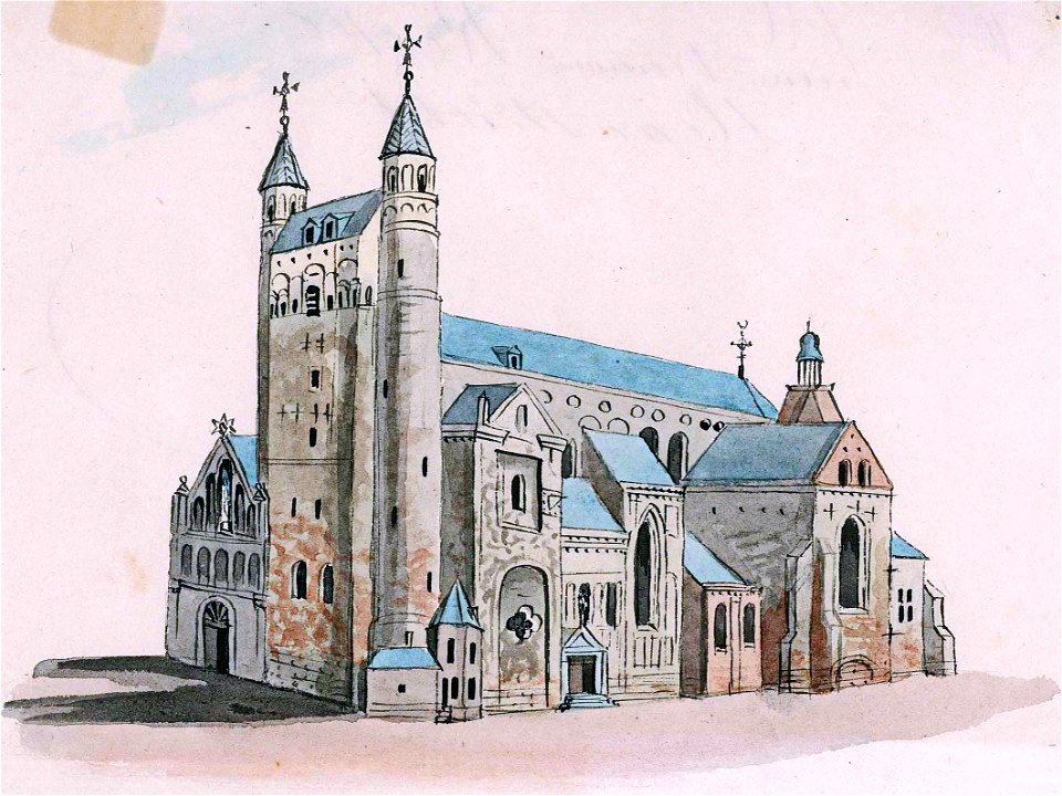 Maastricht, OLV-kerk (Ph v Gulpen, 1832)