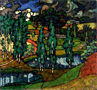 Maastik Võrumaalt, Konrad Mägi, TKM TR 12428 M 2658