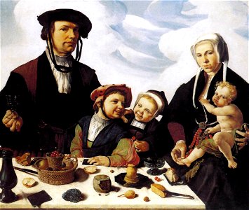 Maarten van Heemskerck - Family Portrait - WGA11298