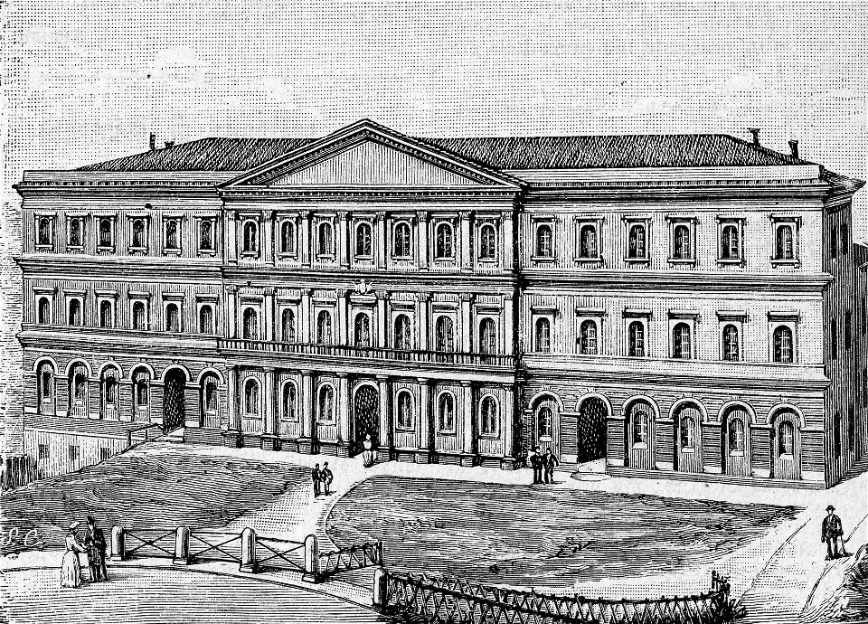 Macerata – Convitto Nazionale militare (xilografia)