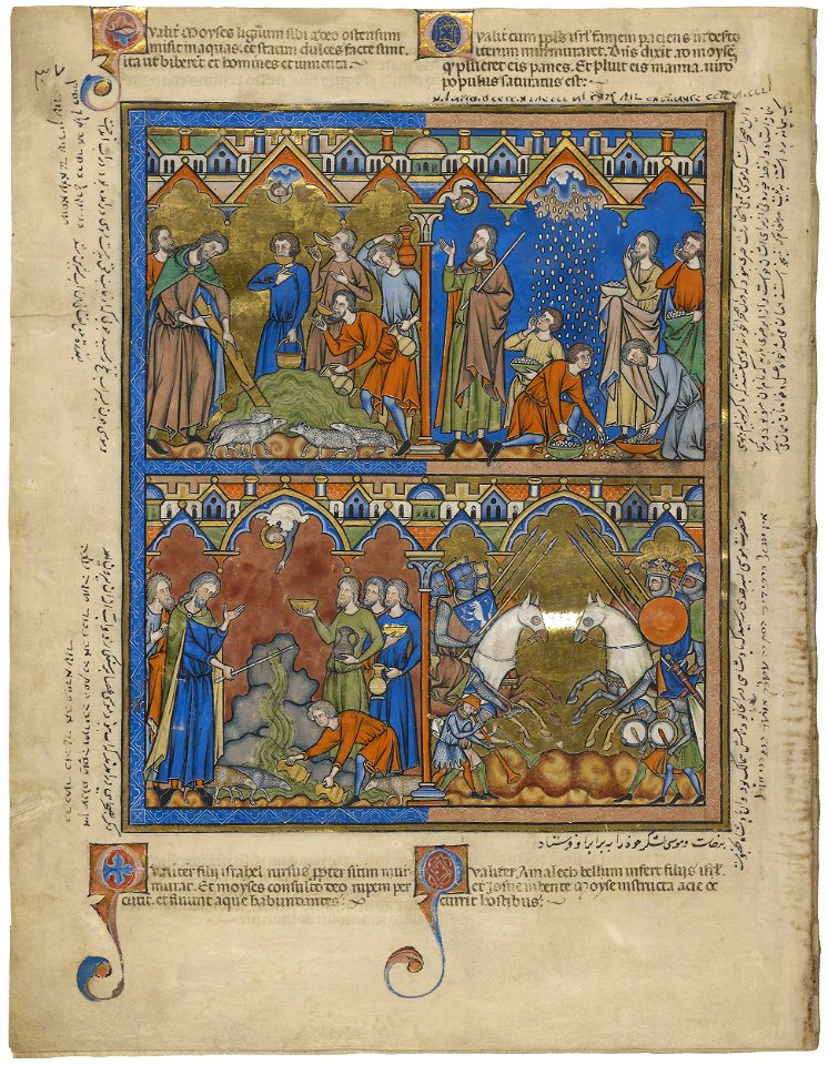 Maciejowski Bible - Morgan Library & Museum MS M.638, fol. 9v