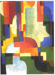 Macke - Farbige Formen