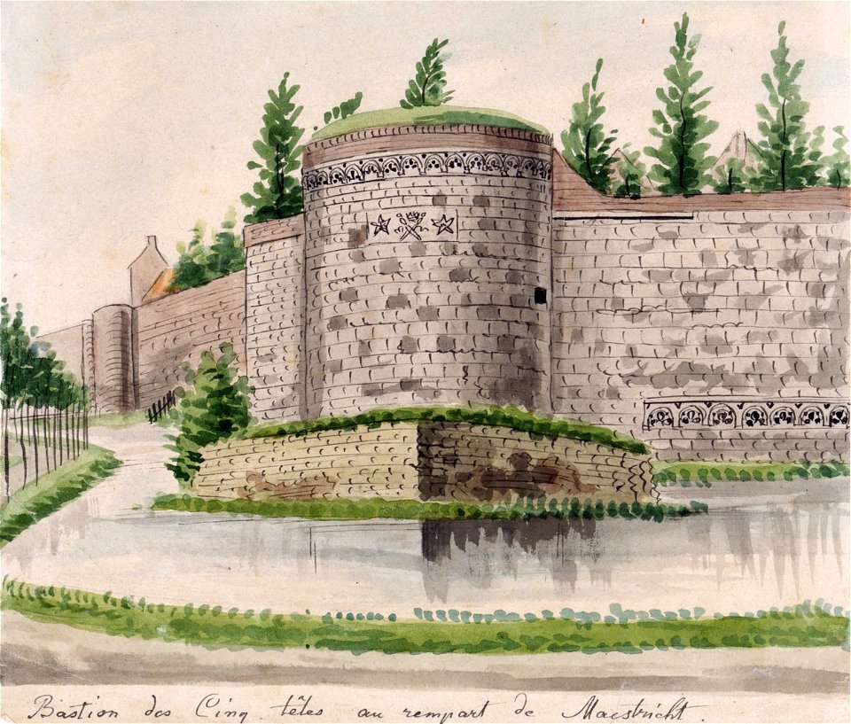 Maastricht, rondeel De Vijf Koppen (Ph v Gulpen)