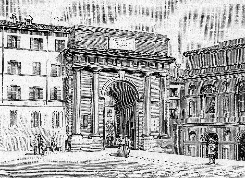 Macerata – Porta Mercato (xilografia)