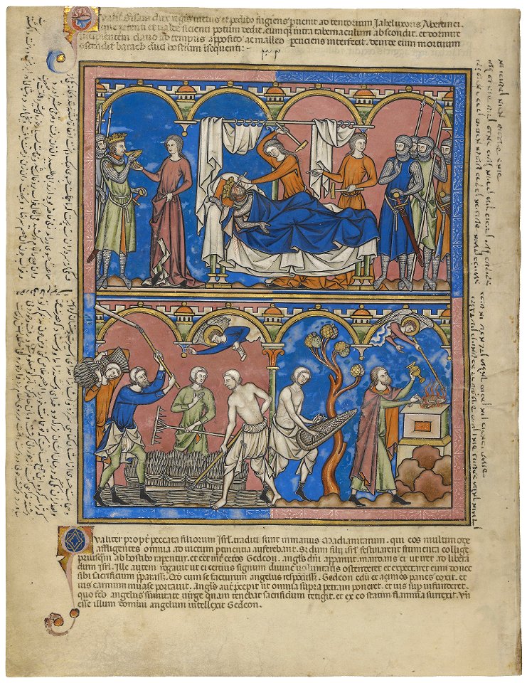 Maciejowski Bible - Morgan Library & Museum MS M.638, fol. 12v