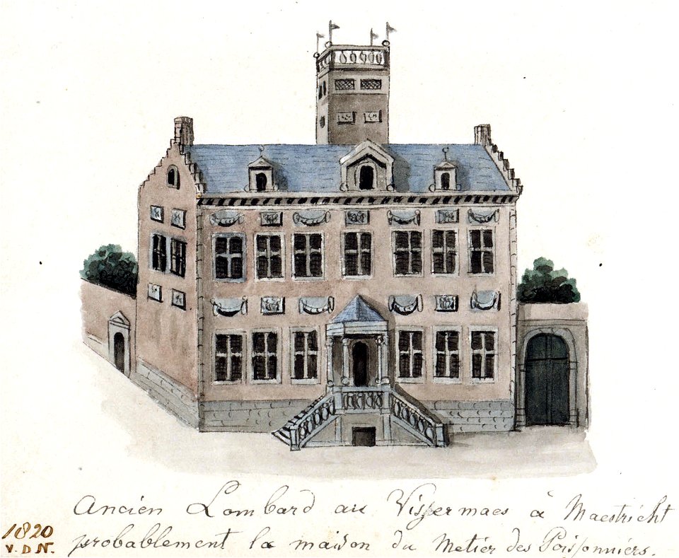 Maastricht, Vissersmaas (Ph v Gulpen, 1820)
