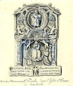 Maastricht, St-Servaaskerk, epitaaf Ruyschen (Ph v Gulpen)