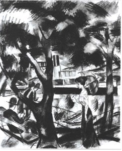 Macke - Der Weg am Wasser