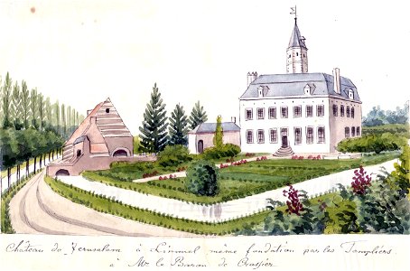 Maastricht, Kasteel Jerusalem (Ph v Gulpen, ca 1840)