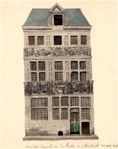 Maastricht, Stokstraat (Ph v Gulpen, ca 1840)
