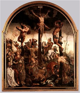 Maarten van Heemskerck - The Crucifixion - WGA11312. Free illustration for personal and commercial use.