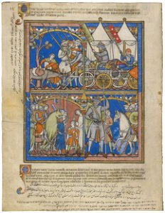 Maciejowski Bible - Morgan Library & Museum MS M.638, fol. 27v