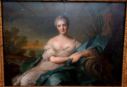 Madame Marie-Louise-Therese-Victoire de France, The Water, by Jean-Marc Nattier, 1751, oil on canvas - Museu de Arte de São Paulo - DSC07199