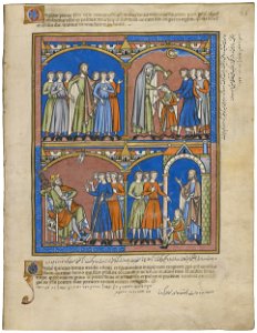 Maciejowski Bible - Morgan Library & Museum MS M.638, fol. 26r