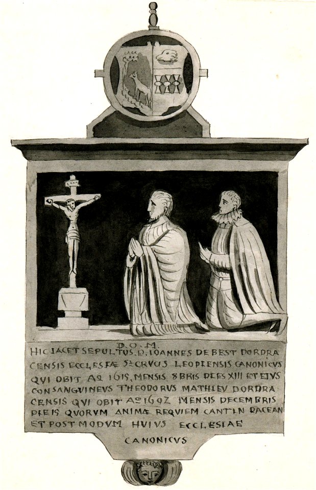Maastricht, St-Servaaskerk, epitaaf Joannes van Best (Ph v Gulpen)