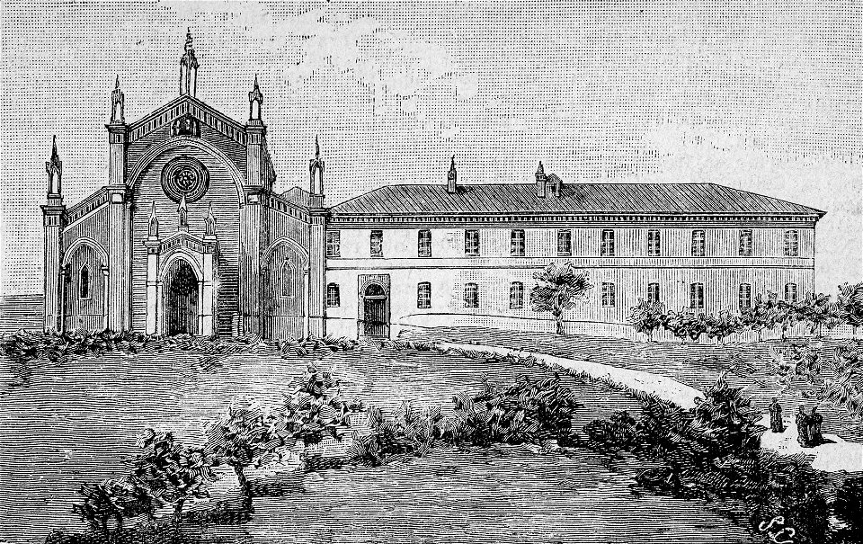 Macerata – Nuovo convento dei Cappuccini (xilografia)