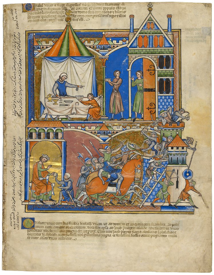 Maciejowski Bible - Morgan Library & Museum MS M.638, fol. 42r
