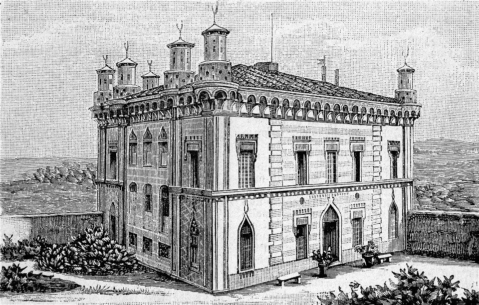 Macerata – Casino Pinel nel Manicomio provinciale (xilografia)