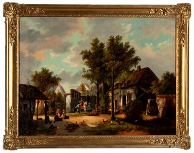 Maalaistalo, Painting by an Unknown Artist