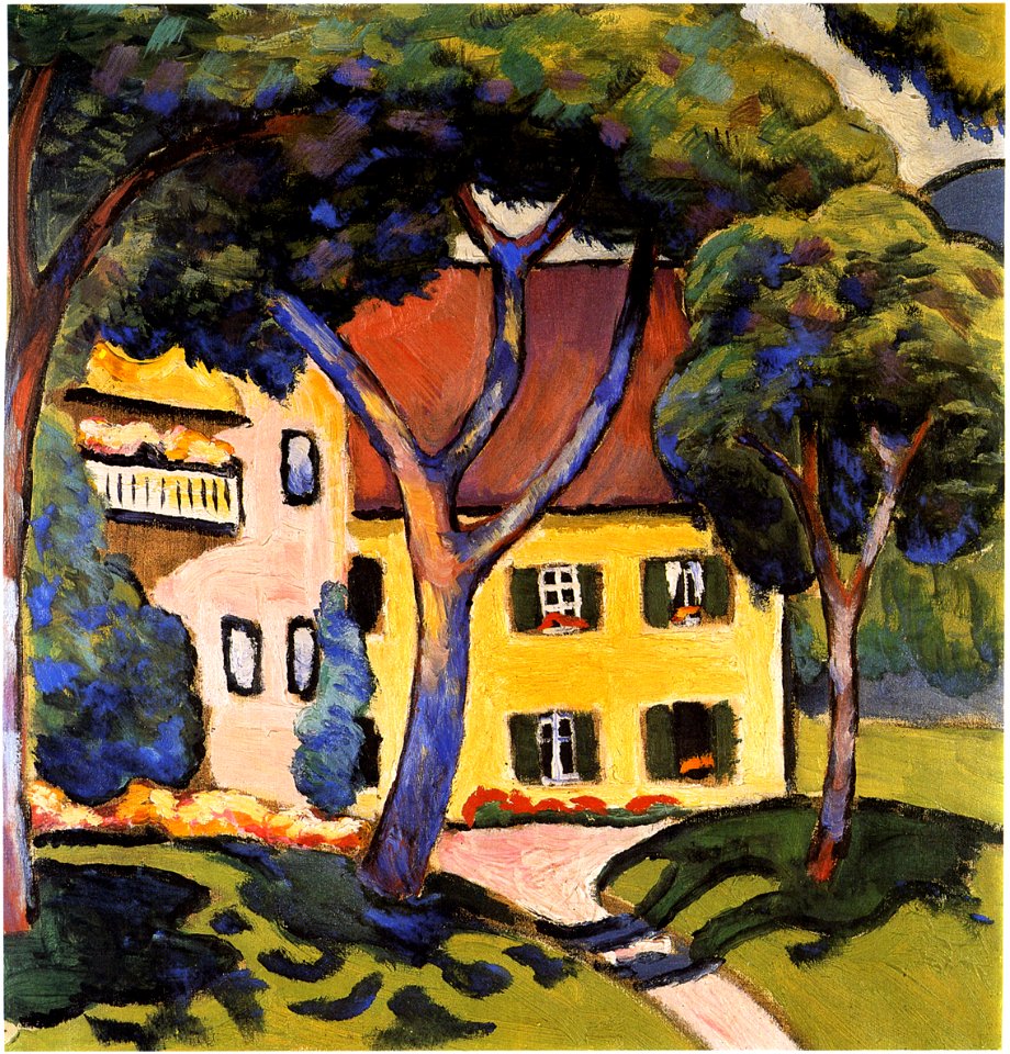 Macke - Staudacherhaus am Tegernsee