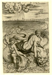 Marco Dente - Venus und Amor auf Delphinen, DG201737113