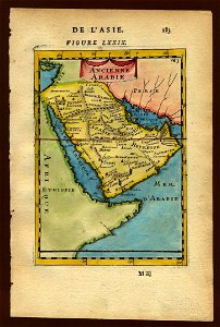 Map of ancient Arabia, 1683