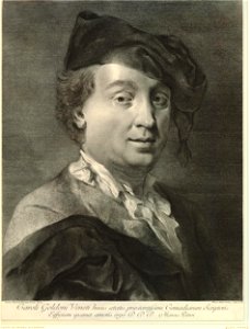 Marco Pitteri - Caroli Goldoni Veneti ... effigiem ipsimet amoris ergo DDD Marcus Pitteri, 1951,0714.240