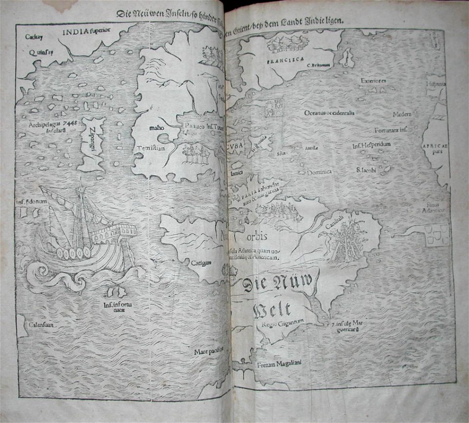 Map of Americas(1578) 