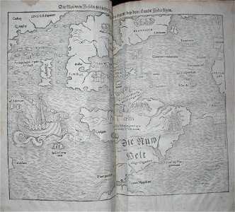 Map of Americas(1578) . Free illustration for personal and commercial use.