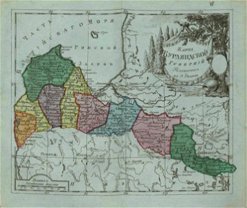 Map of Courland Governorate 1796 (small atlas)