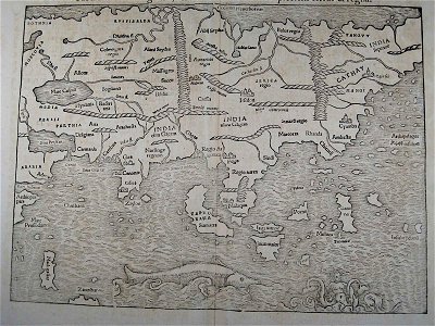 Map of Asia a closer view(1554)