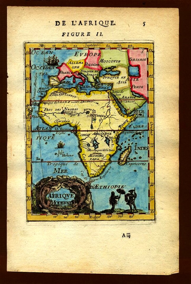 Map of Africa, 1683