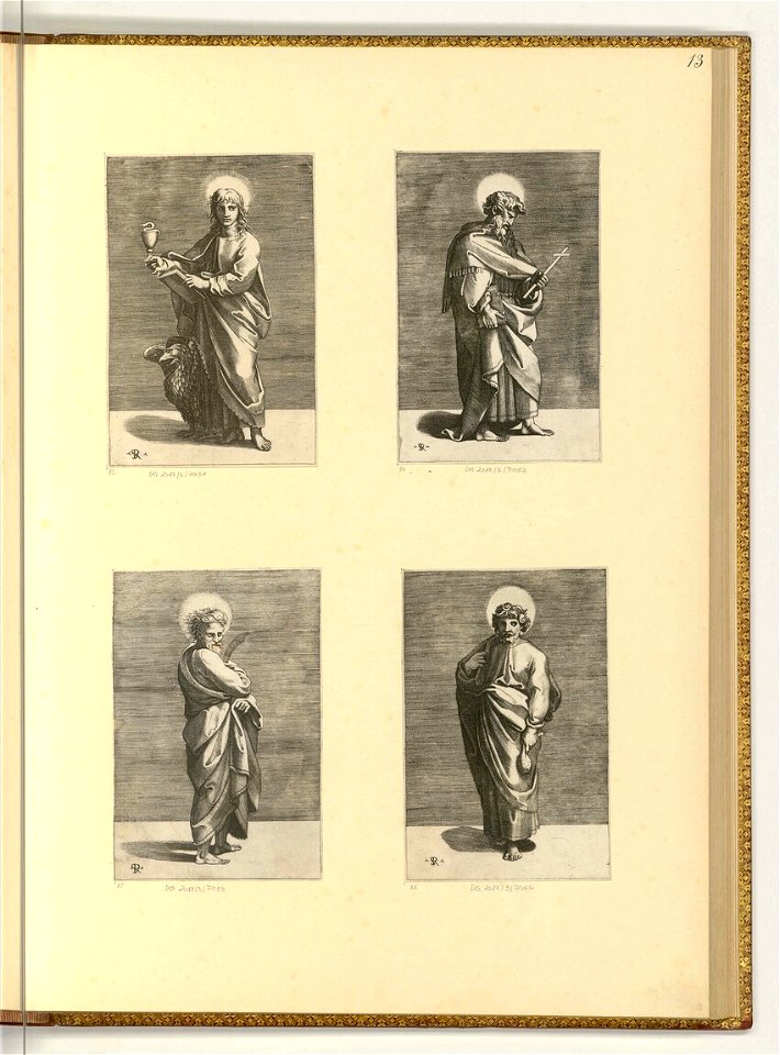 Marco Dente - Johannes, Philippus, Bartholomäus, Matthäus, ItI2113
