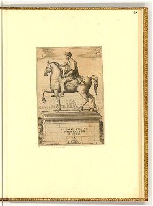 Marco Dente - Reiterstatue von Marc Aurele, ItI2146