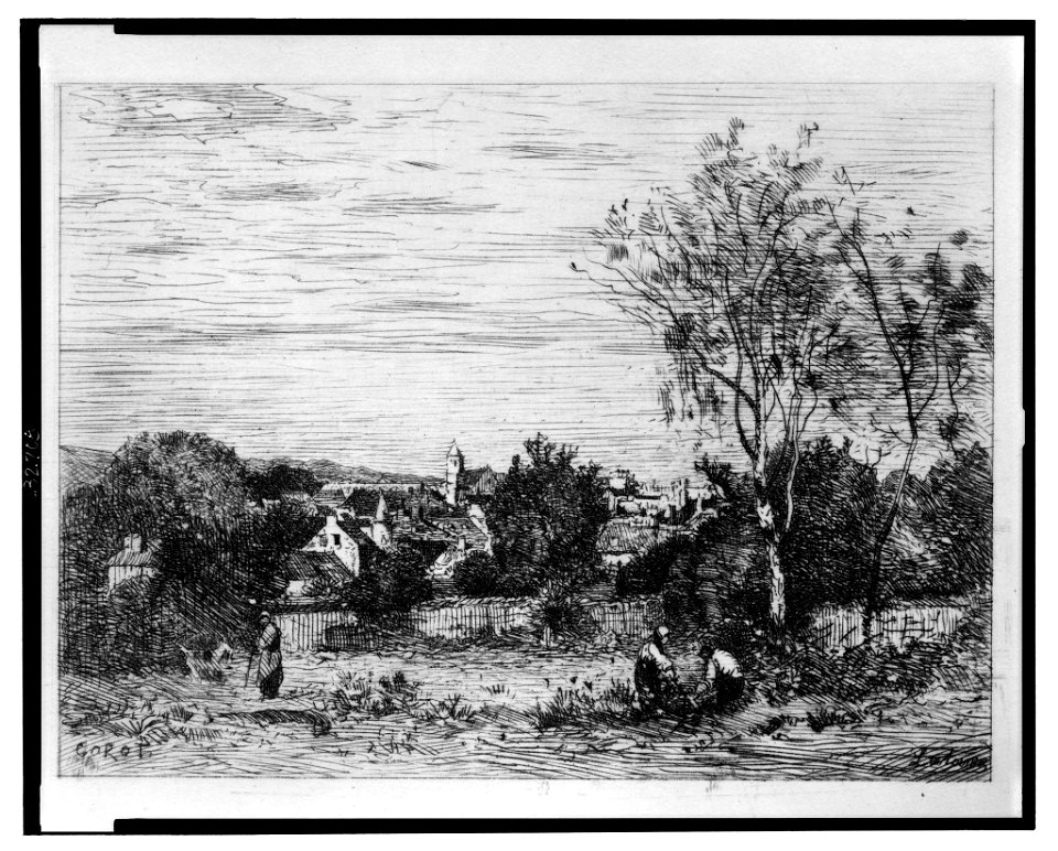 Marcoussis (Corot) - Corot ; Lalanne. LCCN2003674001
