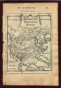 Map of ancient Macedonia, 1683