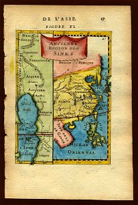 Map of ancient China, 1683