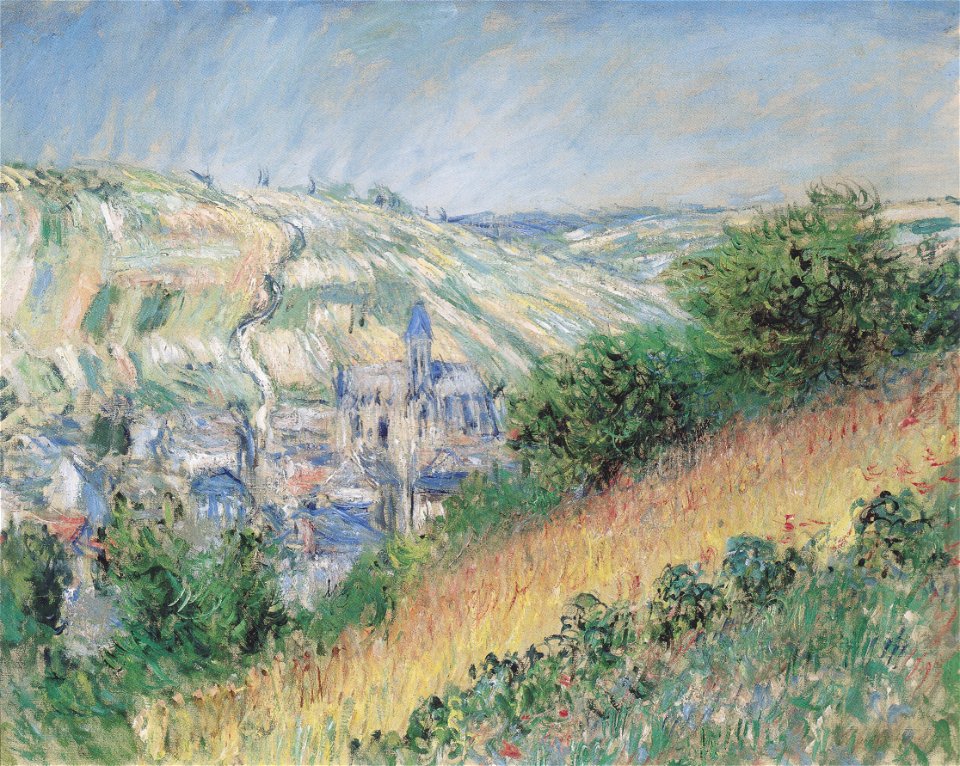 Monet - Blick auf Vétheuil - 1881