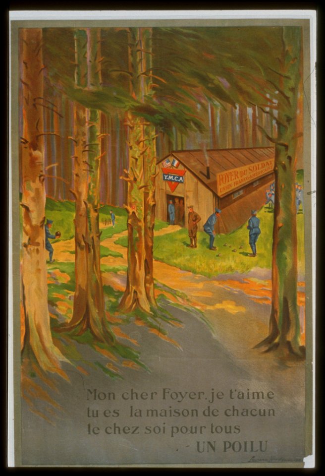 Mon cher foyer, je t'aime tu es la maison de chacun le chez soi pour tous - un poilu - Lawrence Harris, France. 1918. LCCN99613757