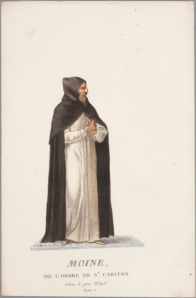 Moine de l'ordre de St. Cariton, objectnr A 16414