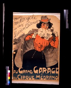 Mon motocycle est chez Lucien Adenot, au Grand Garage du Cirque Médrano - - Grün. LCCN2009632706